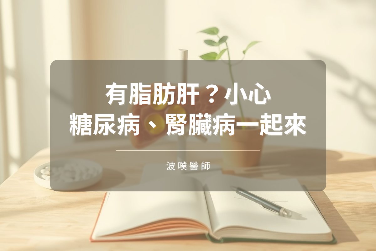 有脂肪肝?小心糖尿病、腎臟病一起來!(文章封面)